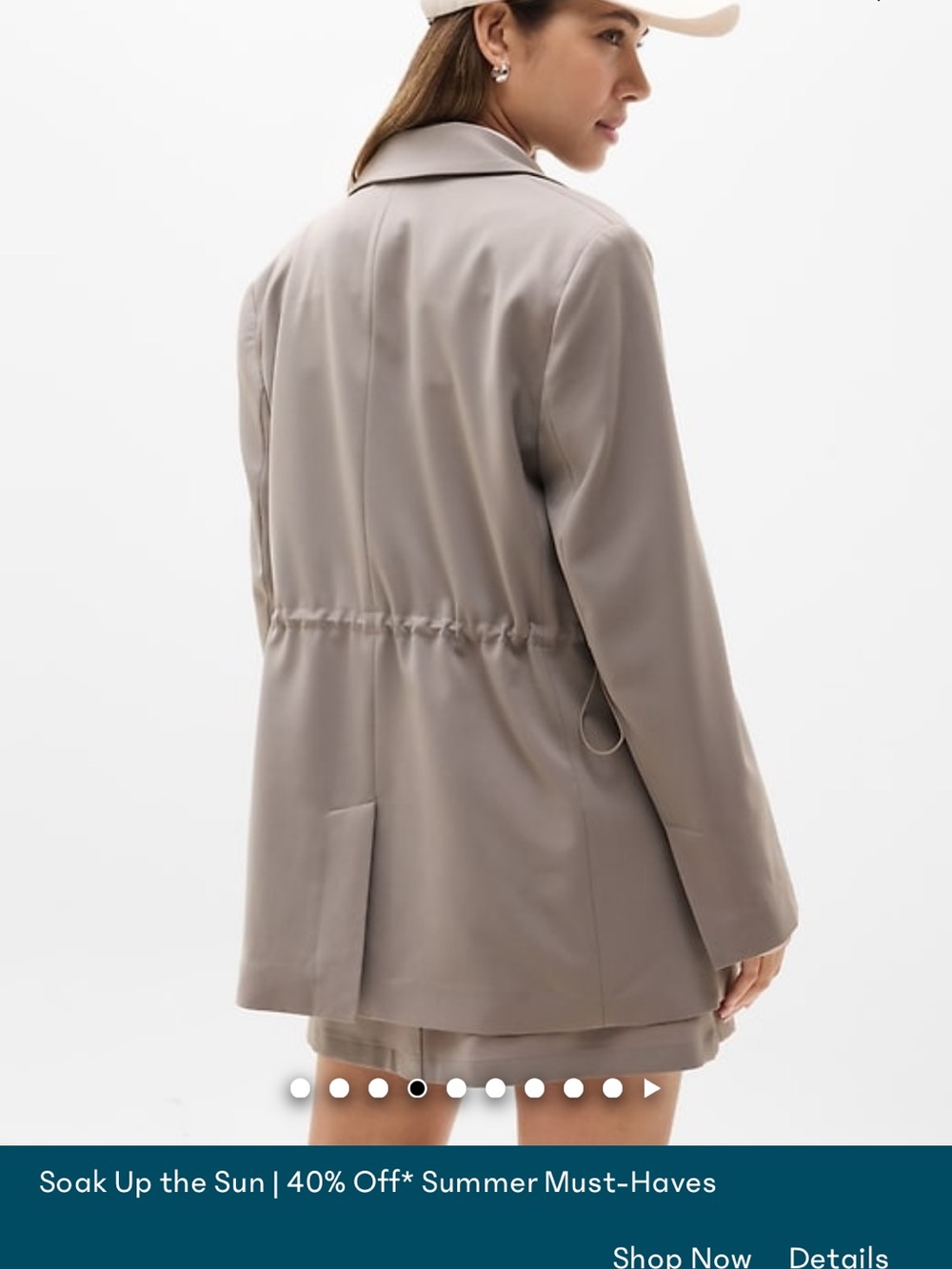 Athleta MVP Blazer in Mortar mushroom - Picture 2 of 5